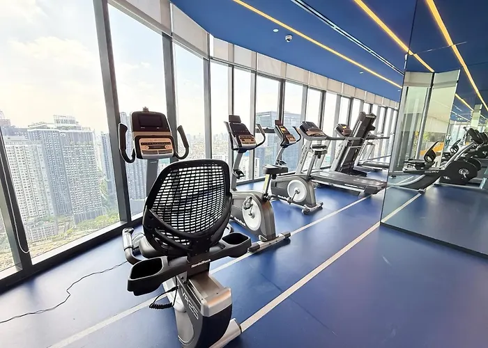 Apartamento Expansive Stylish 2br - Ultra Fast Wifi - Asoke Bangkok