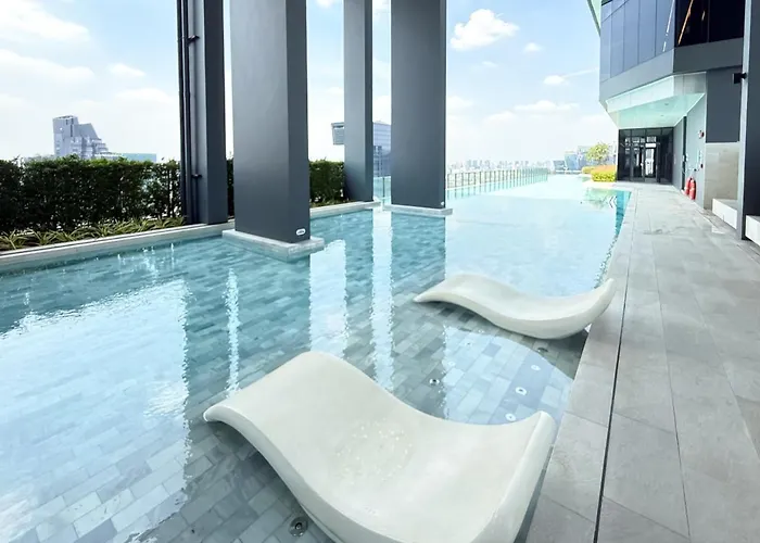 Apartamento Expansive Stylish 2br - Ultra Fast Wifi - Asoke *