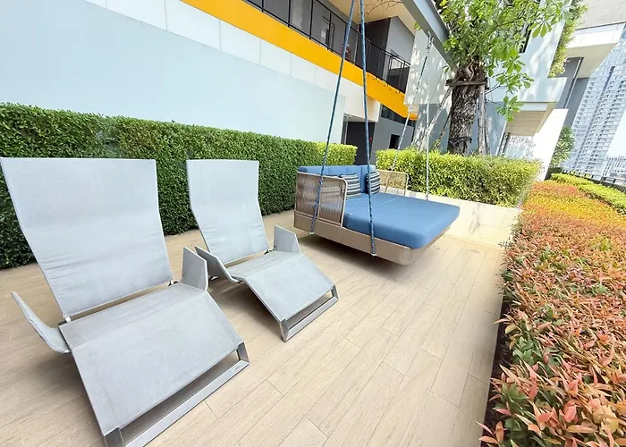 Expansive Stylish 2br - Ultra Fast Wifi - Asoke Apartamento