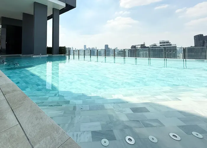 Apartamento Expansive Stylish 2br - Ultra Fast Wifi - Asoke *