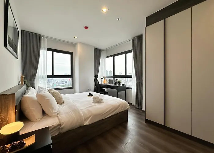 Apartamento Expansive Stylish 2br - Ultra Fast Wifi - Asoke *