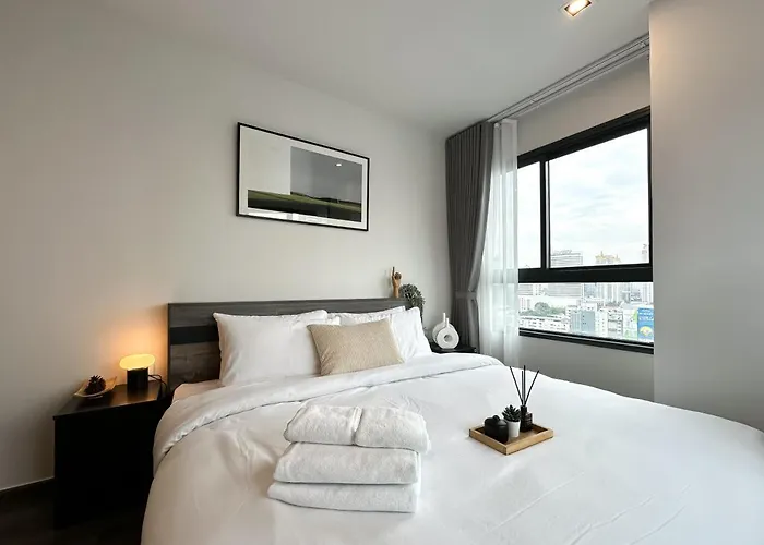 Apartamento Expansive Stylish 2br - Ultra Fast Wifi - Asoke Bangkok