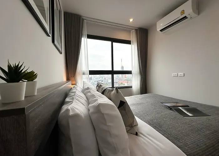 Expansive Stylish 2br - Ultra Fast Wifi - Asoke Apartamento