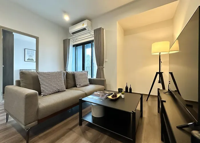 Apartamento Expansive Stylish 2br - Ultra Fast Wifi - Asoke *